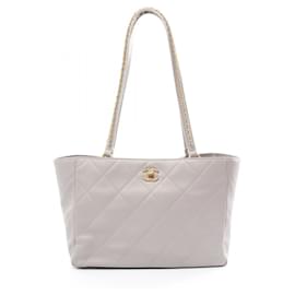 Chanel-Bolsa Tote Matelassé Chanel-Marrom