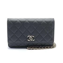 Chanel-Bolsa de Ombro Matelassé Chanel-Preto