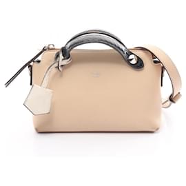 Fendi-Fendi By The Way Mini Sac à Main-Noir,Beige