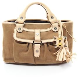 Céline-Bolsa de mão Celine Boogie Bag-Cru,Caqui