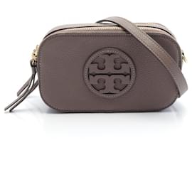 Tory Burch-Bolsa crossbody mini Miller da Tory Burch-Bege