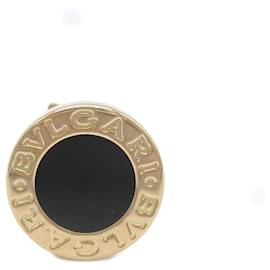 Bulgari-Bvlgari Onyx-Ohrstecker aus Roségold-Schwarz