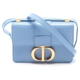 Christian Dior-Sac Micro Box Dior 30 Montaigne de Christian Dior-Bleu