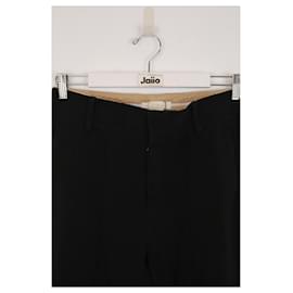 Chloé-Straight cotton pants-Black