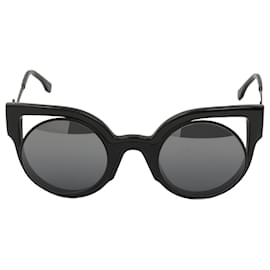 Fendi-Lunettes de soleil FENDI en plastique-Noir