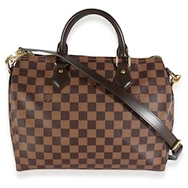 Louis Vuitton-Louis Vuitton Damier Ebene Canvas Speedy Bandouliere 30-Brown