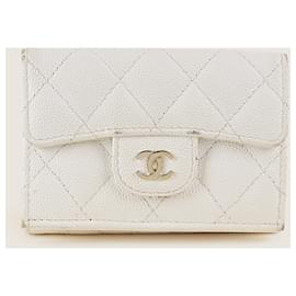 Chanel-Portefeuille Flap Coin-Blanc