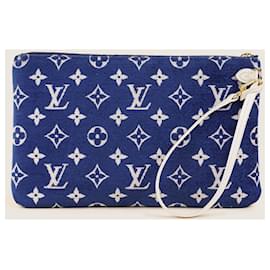 Louis Vuitton-Ltd Edition Neverfull Pochette-Blue