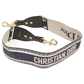 Dior-Logo Shoulder Strap-Blue