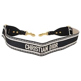 Dior-Logo Shoulder Strap-Black