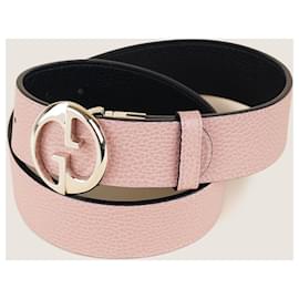 Gucci-Ceinture GG réversible 80-Rose