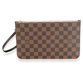 Louis Vuitton-Louis Vuitton Damier Ebene Canvas Neverfull Pouch-Brown