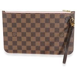 Louis Vuitton-Pochette Neverfull en toile Damier Ebene Louis Vuitton-Marron