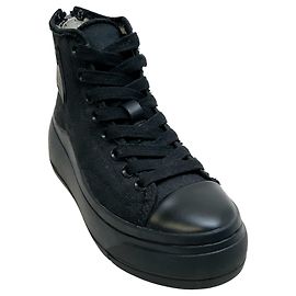R13 Everything Black Kurt High Top Sneakers Black