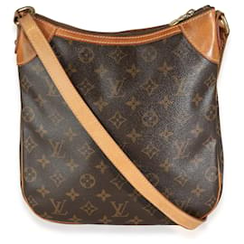 Louis Vuitton-Sac Odeon MM en toile Monogram Louis Vuitton-Marron