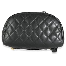 Chanel-Sac à dos Urban Spirit en cuir de veau matelassé noir Chanel-Noir