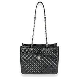 Chanel-Chanel Black Quilted Aged Calfskin Urban Companion Shopper Tote-Black