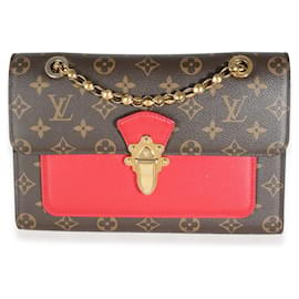 Louis Vuitton-Louis Vuitton Cherry Monogram Canvas Victoire-Brown,Red