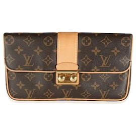 Louis Vuitton-Louis Vuitton x Sofia Coppola Monogram Canvas Slim Clutch-Brown