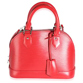 Louis Vuitton-Louis Vuitton Pivoine Epi Alma BB-Rouge