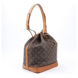 Louis Vuitton-Sac à épaule Noé en toile Monogram Louis Vuitton M42224-Marron