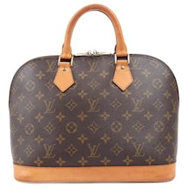 Louis Vuitton-Louis Vuitton Monogram Canvas Alma PM Handbag M51130-Brown