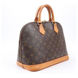 Louis Vuitton-Louis Vuitton Monogram Canvas Alma PM Handbag M51130-Brown