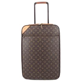 Louis Vuitton-Louis Vuitton Monogram Canvas Suitcase Pegase 50 Travel Bag-Brown