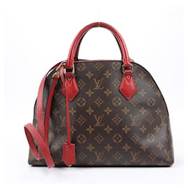 Louis Vuitton-Louis Vuitton Cherry Monogram Canvas Alma B'N'B Handbag M41779-Brown