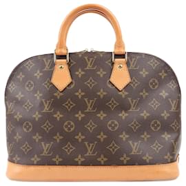 Louis Vuitton-Louis Vuitton Monogram Canvas Alma PM Handbag M51130-Brown