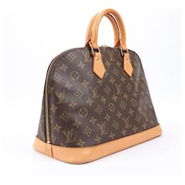 Louis Vuitton-Louis Vuitton Monogram Canvas Alma PM Handbag M51130-Brown