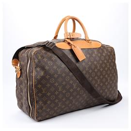 Louis Vuitton-Sac de voyage Louis Vuitton Monogram Canvas Alize 3 Poches M41391-Marron