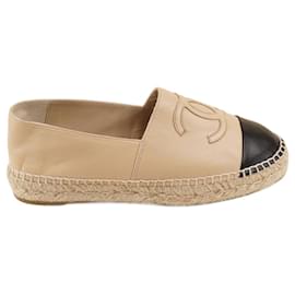 Chanel-CC Espadrilles 36-Beige