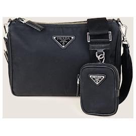 Prada-Sac messager-Noir