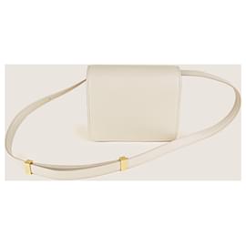 Céline-Petit sac à épaule en boîte-Beige