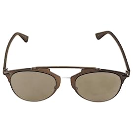 Dior-Reflected Aviator Sunglasses-Brown