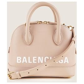 Balenciaga-Mini Ville Top Handle-Beige