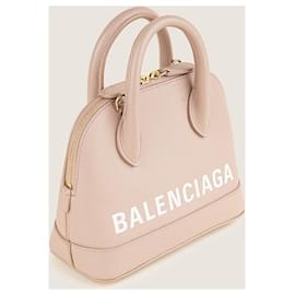 Balenciaga-Mini Ville Top Handle-Beige