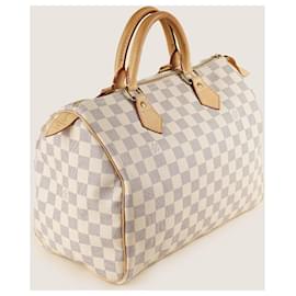 Louis Vuitton-Speedy 30 Handbag-White