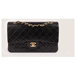 Chanel-Sac Classic Medium Double Flap-Noir