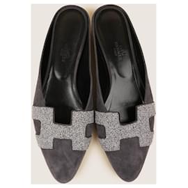 Hermès-Roxane Mule 39-Gris