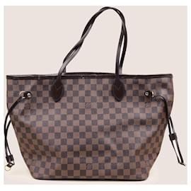 Louis Vuitton-Neverfull MM Tote Bag-Brown