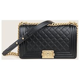 Chanel-Old Medium Boy Bag-Black