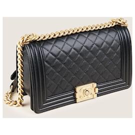 Chanel-Old Medium Boy Bag-Black