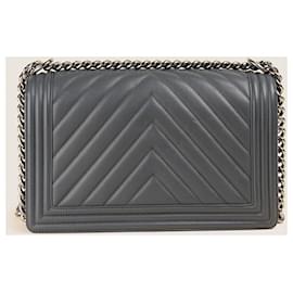 Chanel-New Medium Boy Bag-Grey