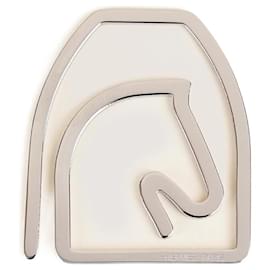 Hermès-Equestre Bill Clip-Silvery