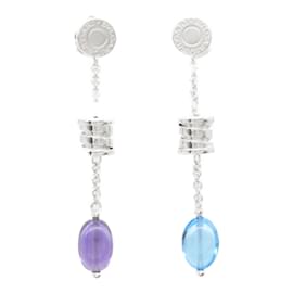 Bulgari-Boucles d'oreilles Bvlgari B-zero1 Element-Bleu,Violet