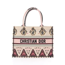 Christian Dior-Christian Dior Dior BO TOTE Book Tote Medium Bag-Multiple colors,Beige