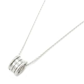 Bulgari-Bvlgari B-zero1 Necklace in 18K White Gold-Silvery