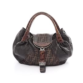 Fendi-Sac à main Fendi Spy-Marron